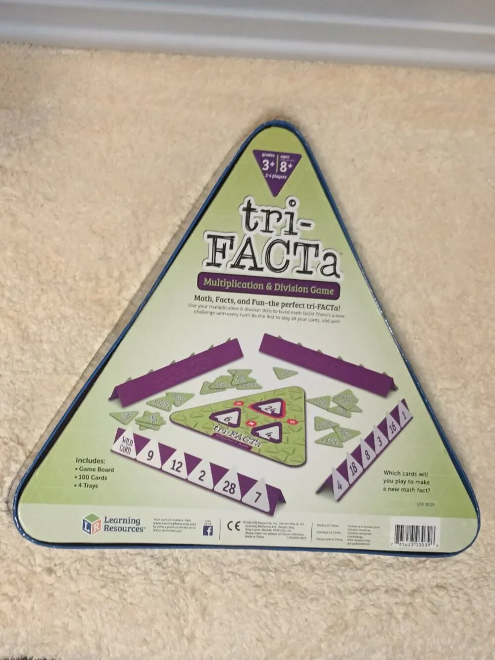 Learning Resources Tri-FACTa Multiplication And Division Game